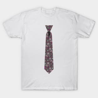 Silver Paisley Tie T-Shirt